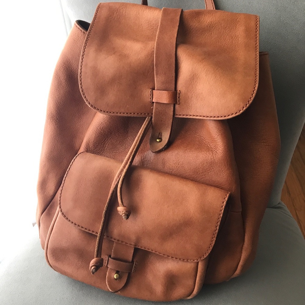 Madewell leather backpack